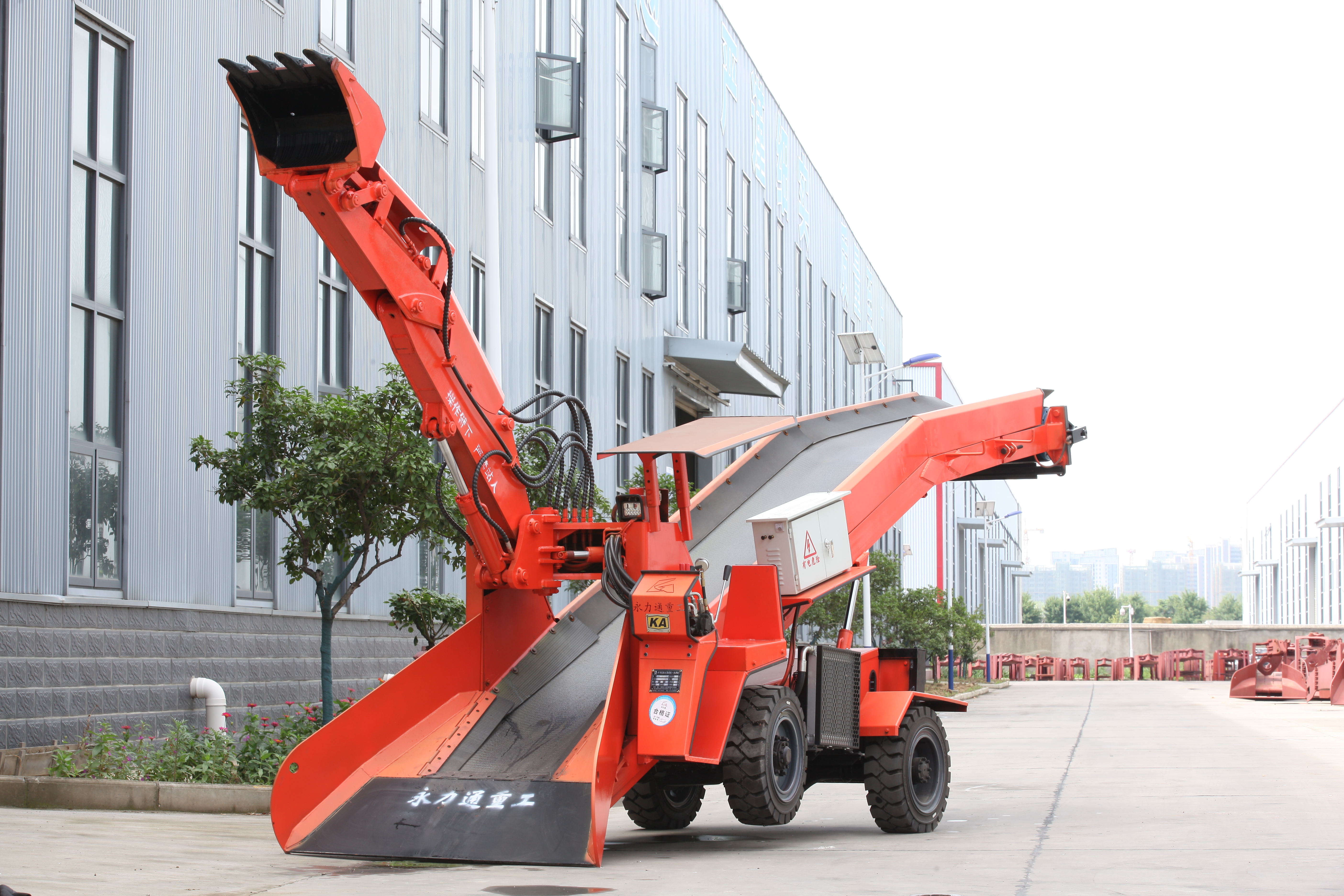 自動收放電纜,永力通輪胎扒渣機這款設計太貼心了