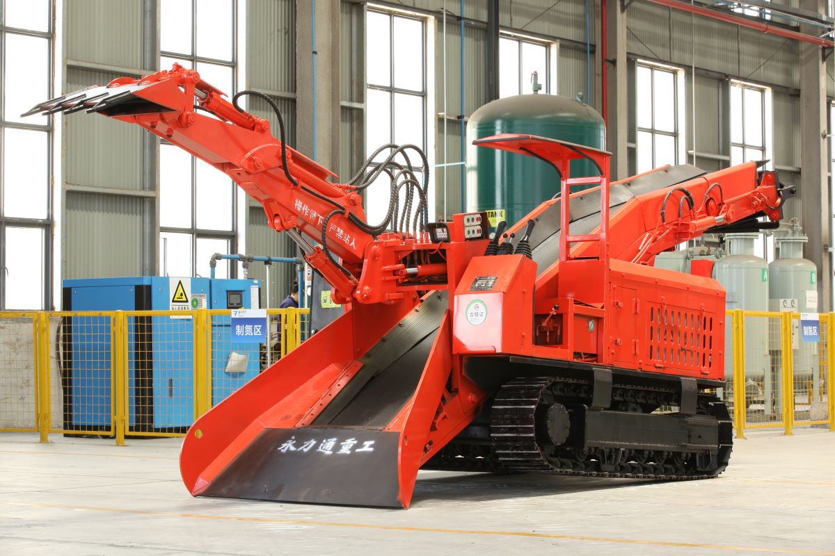 水電站井巷掘進(jìn)，永力通井巷扒渣機(jī)立下汗馬功勞